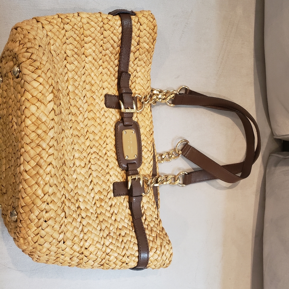 Michael Kors straw tote - Picture 2 of 6
